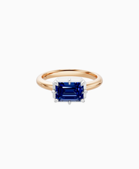 Royal Blue Lab Sapphire / Emerald (EW) / 1.5ct