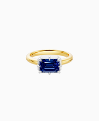 Royal Blue Lab Sapphire / Emerald (EW) / 1.5ct
