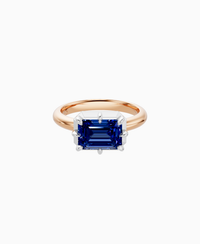 Royal Blue Lab Sapphire / Emerald (EW) / 2ct