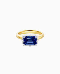 Royal Blue Lab Sapphire / Emerald (EW) / 2ct