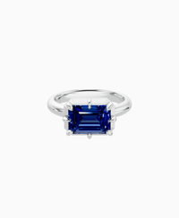 Royal Blue Lab Sapphire / Emerald (EW) / 2.5ct
