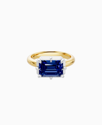 Royal Blue Lab Sapphire / Emerald (EW) / 2.5ct