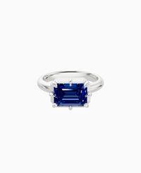 Royal Blue Lab Sapphire / Emerald (EW) / 2.5ct