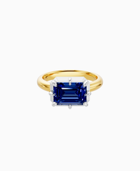 Royal Blue Lab Sapphire / Emerald (EW) / 2.5ct