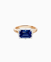 Royal Blue Lab Sapphire / Emerald (EW) / 2.5ct