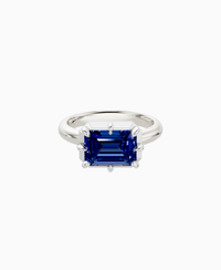 Royal Blue Lab Sapphire / Emerald (EW) / 2.5ct