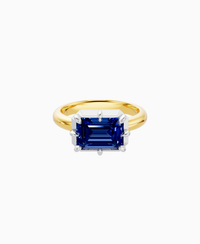 Royal Blue Lab Sapphire / Emerald (EW) / 2.5ct