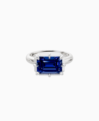 Royal Blue Lab Sapphire / Emerald (EW) / 3ct