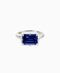 Royal Blue Lab Sapphire / Emerald (EW) / 3ct