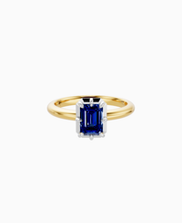 Royal Blue Lab Sapphire / Emerald (NS) / 1ct