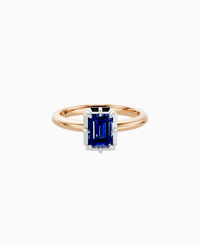 Royal Blue Lab Sapphire / Emerald (NS) / 1ct