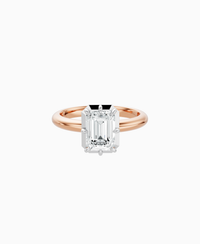 White Lab Diamond / Emerald (NS) / 1.5ct