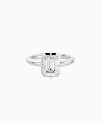 White Lab Diamond / Emerald (NS) / 1.5ct