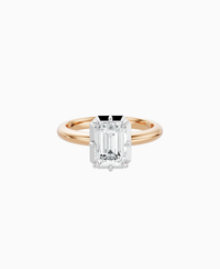 White Lab Diamond / Emerald (NS) / 1.5ct