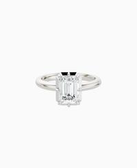 White Lab Diamond / Emerald (NS) / 1.5ct