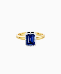 Royal Blue Lab Sapphire / Emerald (NS) / 1.5ct