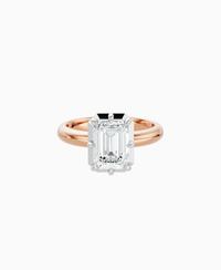 White Lab Diamond / Emerald (NS) / 2ct