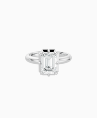 White Lab Diamond / Emerald (NS) / 2ct