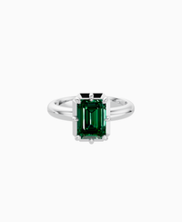 Georgian Pinky Ring - 9K White Gold