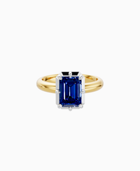 Royal Blue Lab Sapphire / Emerald (NS) / 2ct