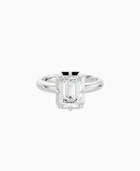 White Lab Diamond / Emerald (NS) / 2ct