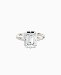 White Lab Diamond / Emerald (NS) / 2ct