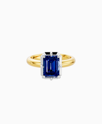 Royal Blue Lab Sapphire / Emerald (NS) / 2ct