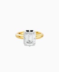 White Lab Diamond / Emerald (NS) / 2ct