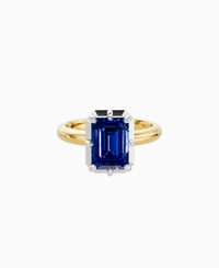 Royal Blue Lab Sapphire / Emerald (NS) / 2.5ct