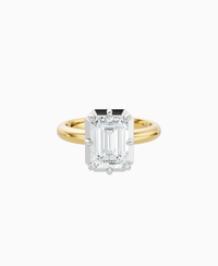 White Lab Diamond / Emerald (NS) / 2.5ct