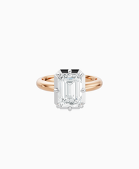 White Lab Diamond / Emerald (NS) / 2.5ct