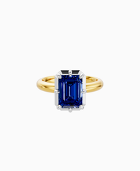 Royal Blue Lab Sapphire / Emerald (NS) / 2.5ct