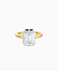 White Lab Diamond / Emerald (NS) / 2.5ct