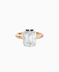 White Lab Diamond / Emerald (NS) / 2.5ct