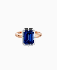 Royal Blue Lab Sapphire / Emerald (NS) / 3ct