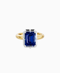 Royal Blue Lab Sapphire / Emerald (NS) / 3ct