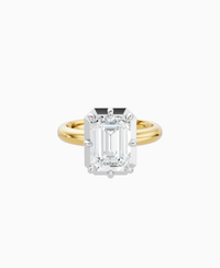 White Lab Diamond / Emerald (NS) / 3ct