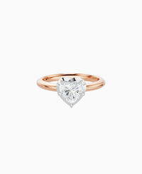 White Lab Diamond / Heart / 1ct
