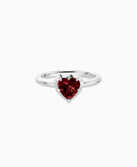 Pigeon Blood Lab Ruby / Heart / 1ct