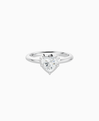 White Lab Diamond / Heart / 1ct