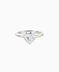 White Lab Diamond / Heart / 1ct