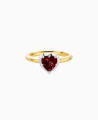Pigeon Blood Lab Ruby / Heart / 1ct