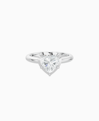 White Lab Diamond / Heart / 1.5ct