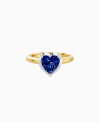 Royal Blue Lab Sapphire / Heart / 1.5ct