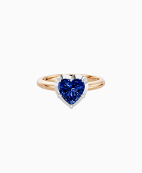 Royal Blue Lab Sapphire / Heart / 1.5ct