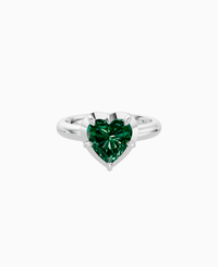 Zambian Lab Emerald / Heart / 2ct