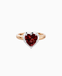 Pigeon Blood Lab Ruby / Heart / 2ct