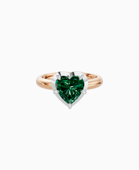 Zambian Lab Emerald / Heart / 2ct