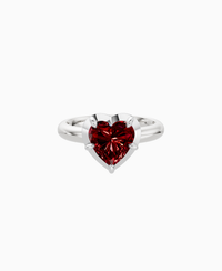 Pigeon Blood Lab Ruby / Heart / 2ct