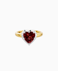 Pigeon Blood Lab Ruby / Heart / 2ct